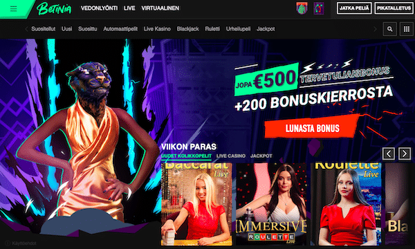 Betinia bonus