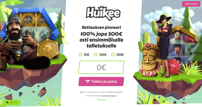Kuva Huikeen bonuksesta