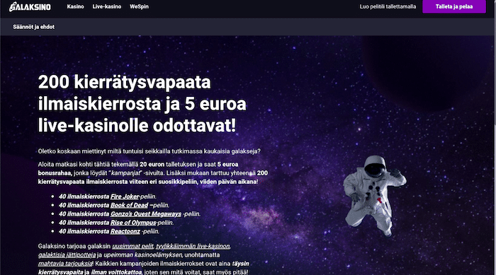 Kuva Galaksinon bonuksesta