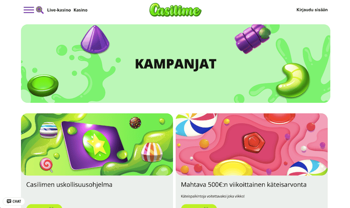 Kuva Casilimen bonuksesta